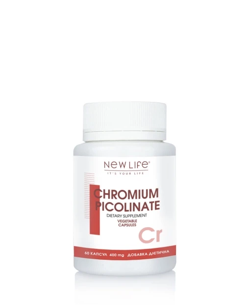 Капсулы растительные Chromium Picolinate Пиколинат хрома 60 капс. (2459341869)