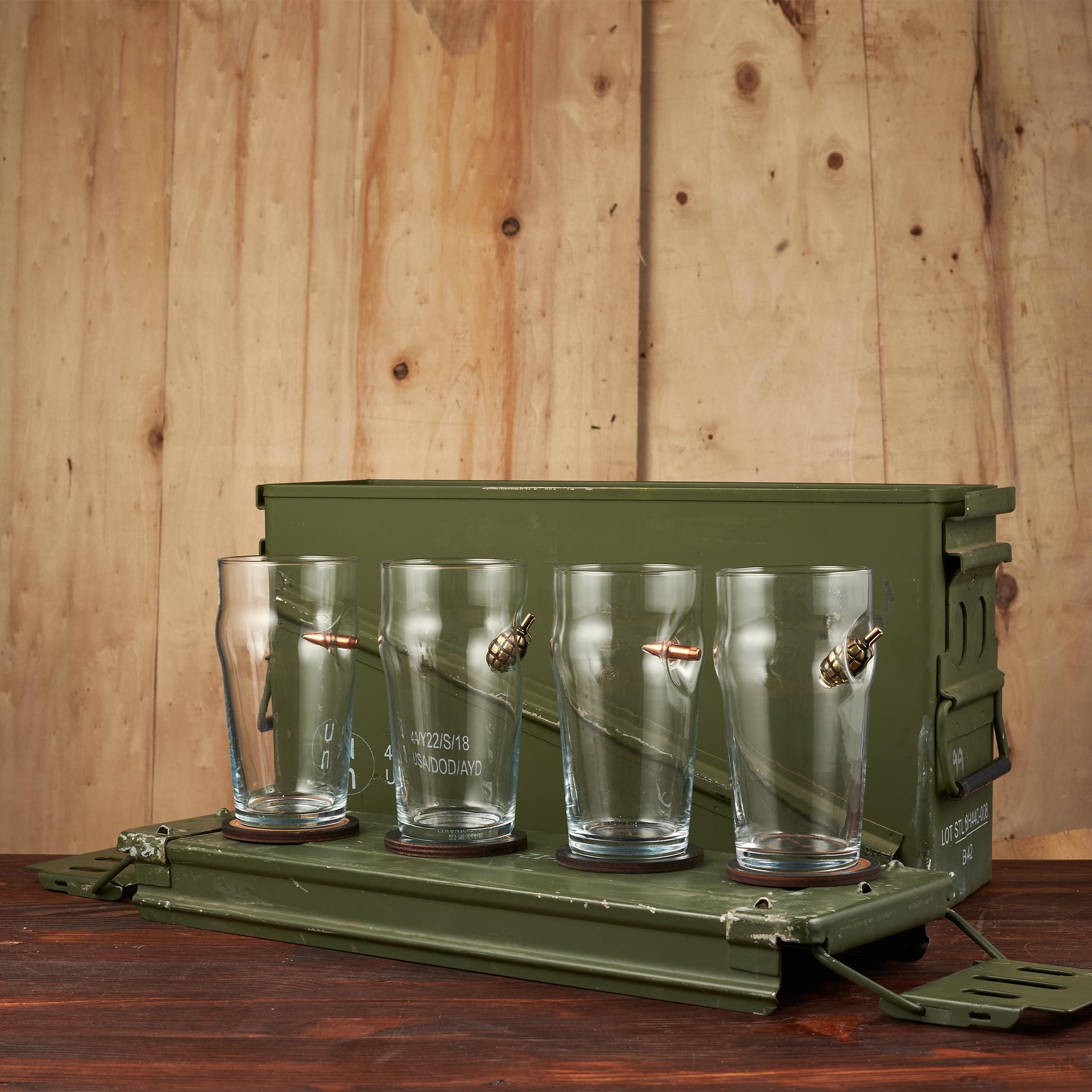 Набор БК пивные бокалы шар с лимонкой - фото 4 Набор БК пивные бокалы шар с лимонкой - фото 4