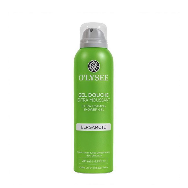 Гель-пена для душа O'LYSEE Extra Foaming Shower Gel Bergamote с ароматом бергамота 200 мл (35513387)