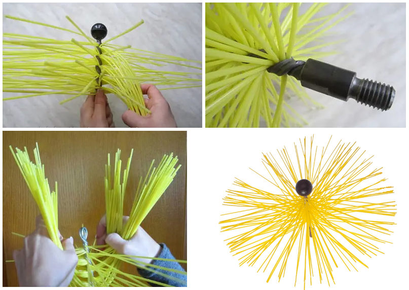 Щітка для чищення димоходу HANSA від 50 мм до 400 мм (28414729) - фото 8 Щітка для чищення димоходу HANSA від 50 мм до 400 мм (28414729) - фото 8