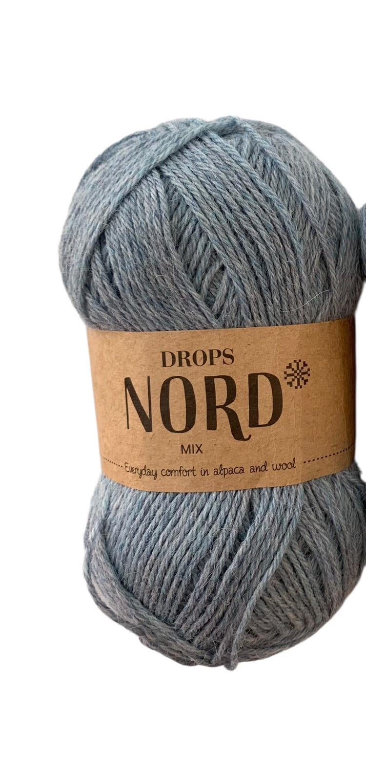 Пряжа носочная Drops NORD для ручного вязания цвет 08 (26760601)