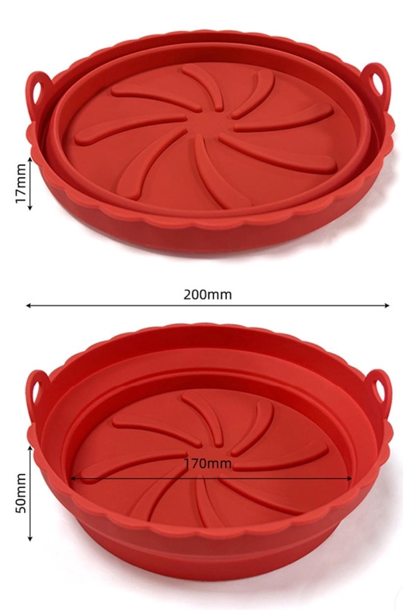 Форма для аерогриля кругла силіконова Сірий (2716278073) - фото 6 Форма для аерогриля кругла силіконова Сірий (2716278073) - фото 6