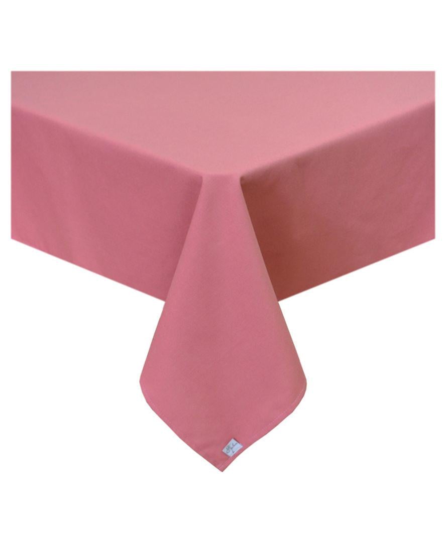 Скатерть на стол 220x134 см Коралловый