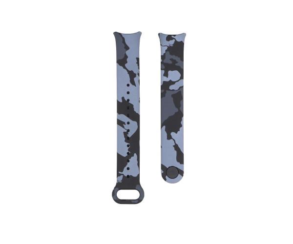 Ремешок Silicone для Xiaomi Mi Band 8/9 Сamouflage Blue