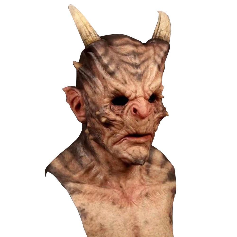 Маска на Хэллоуин MOLEZU Дьявол с рогами (100000015)