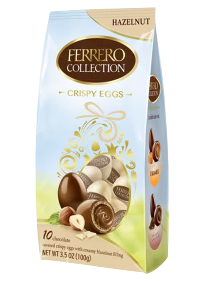 Шоколадные пасхальные яйца Ferrero Collection Crispy Hazelnut Eggs 10 шт. 99 г (2539577212)
