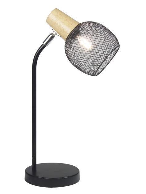 Настольная лампа Valeso Loft с поворотным механизмом Е27 IP20 LT9000 BK 25W Черный (28686792)