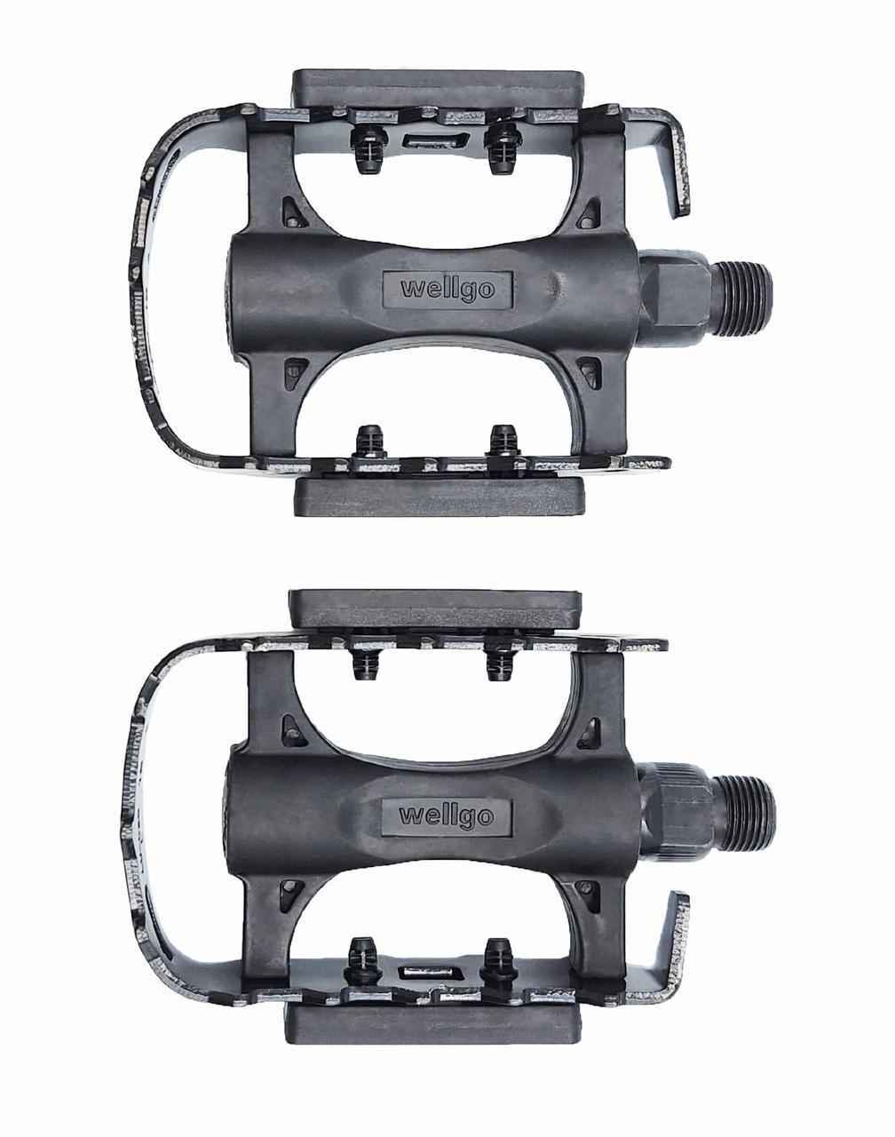Педали велосипедные пластико-алюминиевые Wellgo LU-C25 на полимерных подшипниках Черный (G0001515) - фото 2 Педали велосипедные пластико-алюминиевые Wellgo LU-C25 на полимерных подшипниках Черный (G0001515) - фото 2