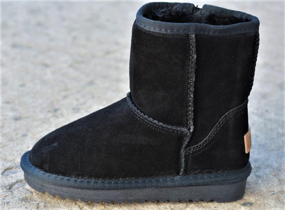 Уггі дитячі високі зимові Ugg Itts замша р. 34 Black (11353261)