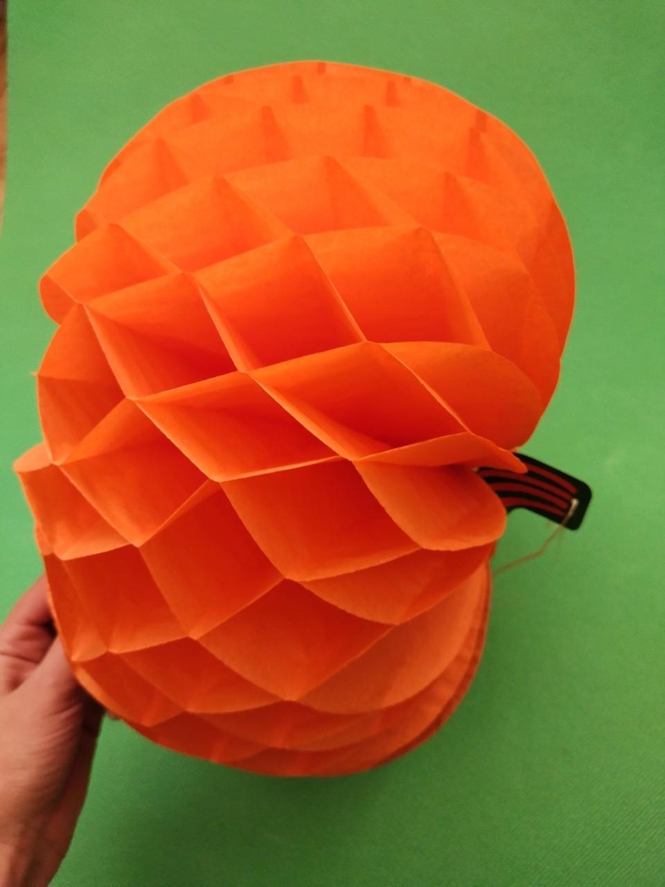 Гирлянда на Хэллоуин Тыква 30 см Оранжевый (601673) - фото 3