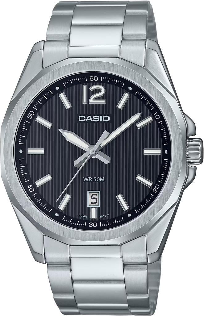 Наручные часы мужские Casio Timeless Collection MTP-E725D-1A со стальным корпусом Черный (3150348873)