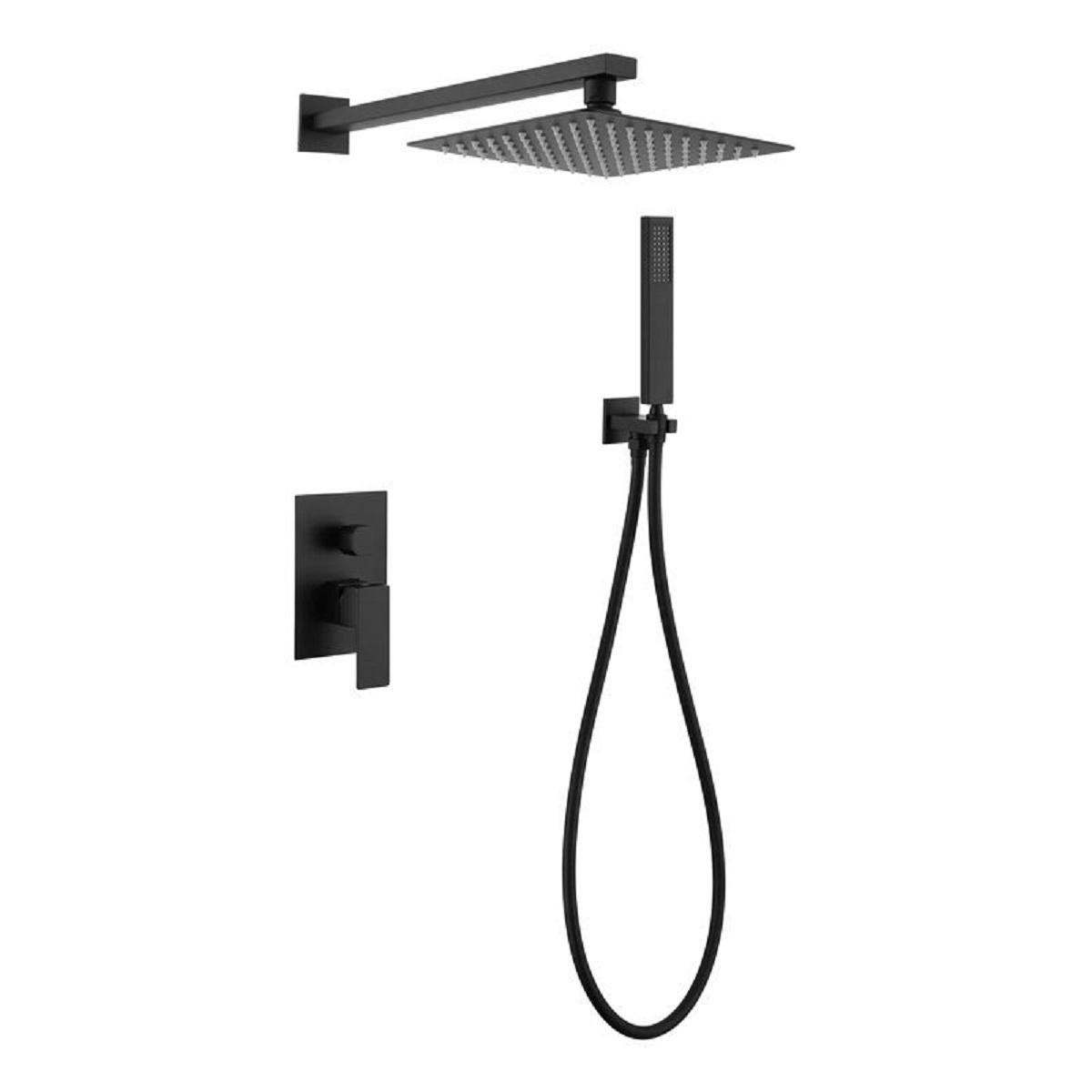 Душевая система встраиваемая MIXXUS KUB-003 INNER SUS304 Black Душевая система встраиваемая MIXXUS KUB-003 INNER SUS304 Black