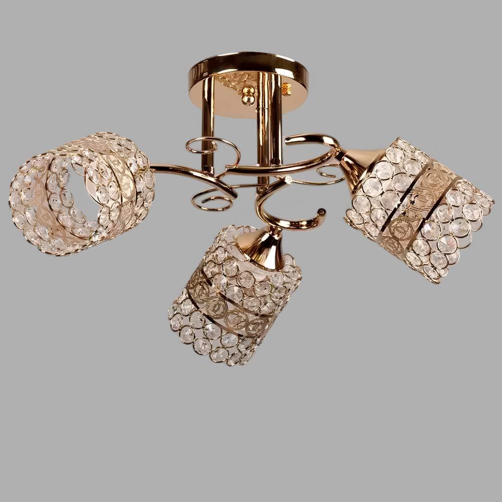 Люстра стельова Light House SR-20431/3 FG D520хH240 Золотий
