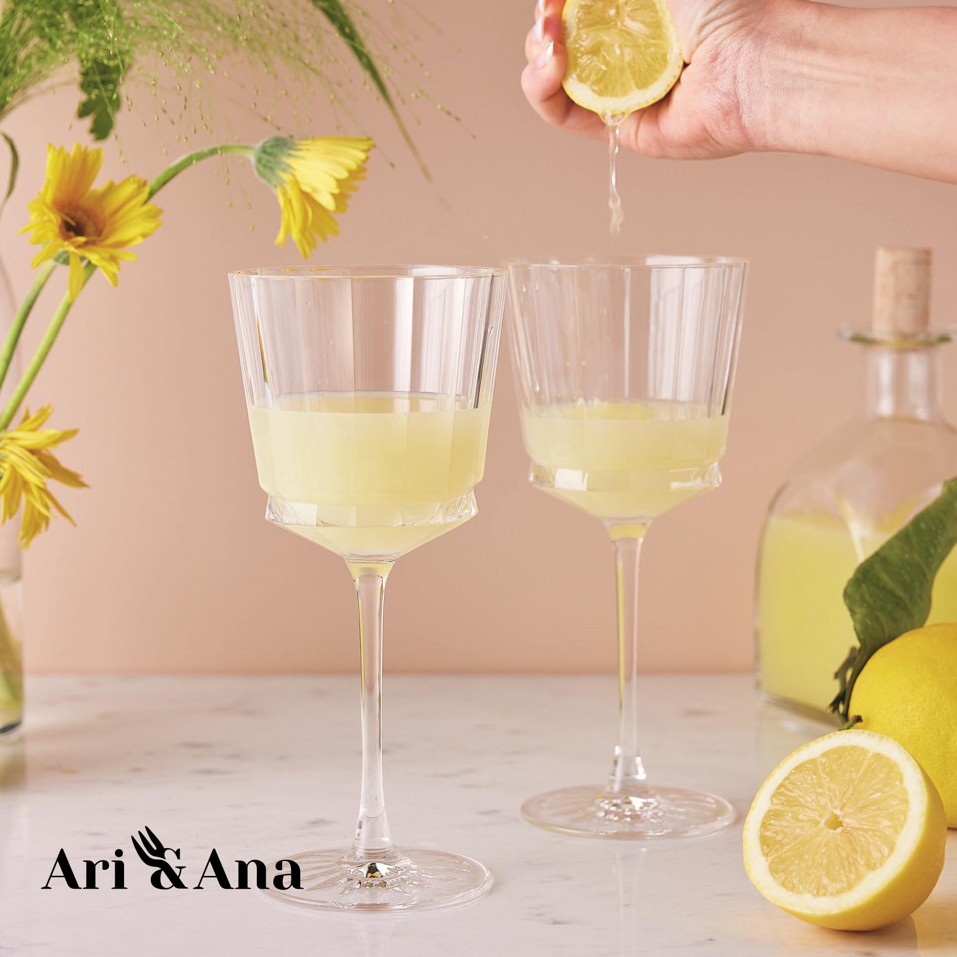 Бокалы для вина и коктейлей Ari&Ana 2х350 мл Прозрачный (24523389) - фото 8 Бокалы для вина и коктейлей Ari&Ana 2х350 мл Прозрачный (24523389) - фото 8