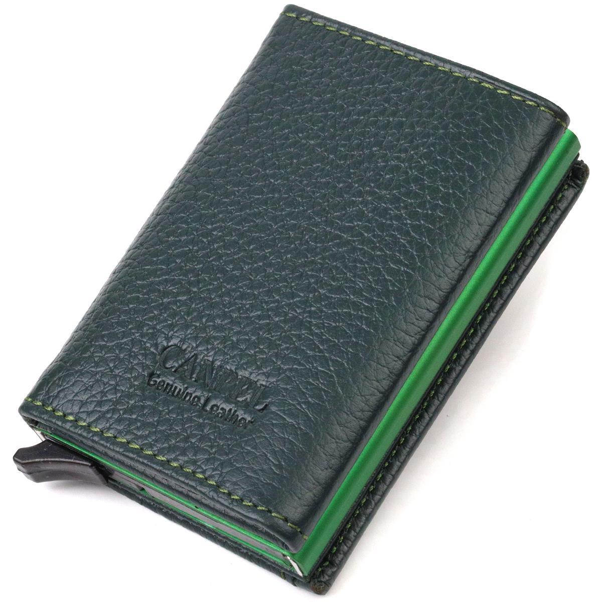 Картхолдер кожаный Canpellini 21932 Зеленый (55711)