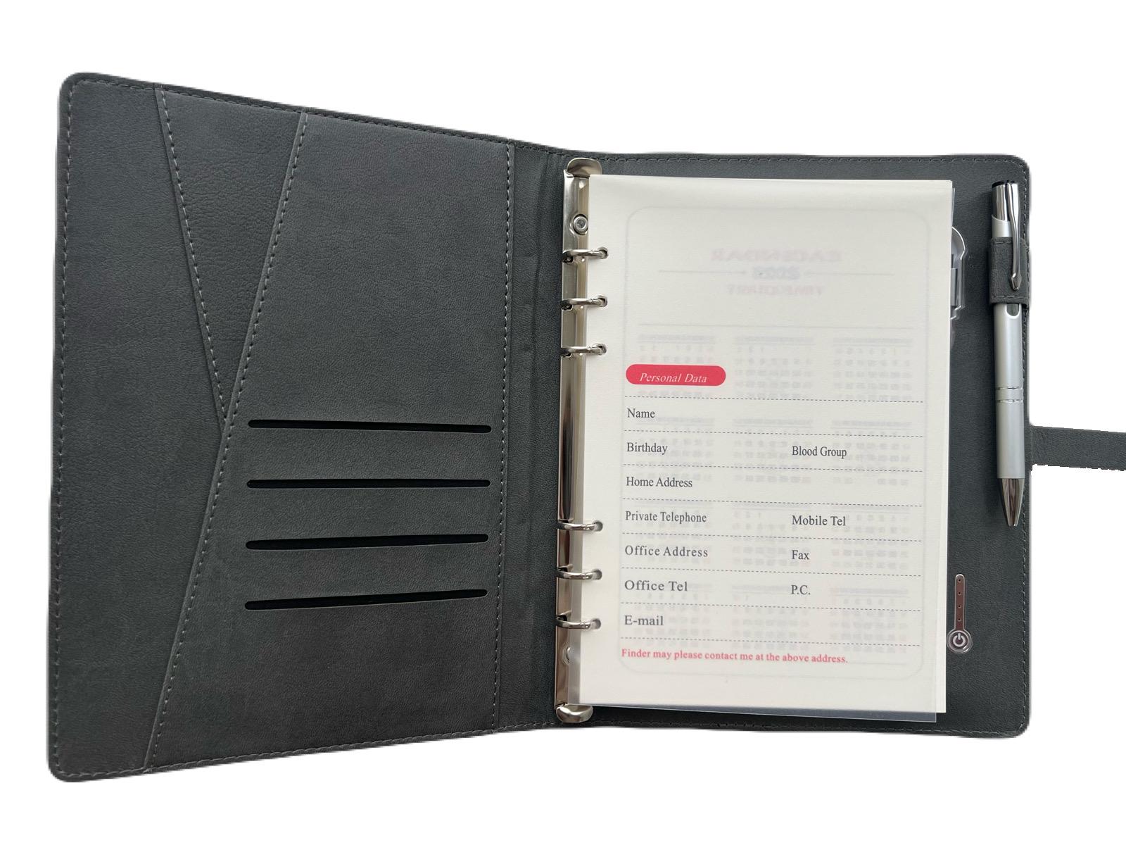 Блокнот-ежедневник AB tech Colorful c беспроводной зарядкой/Power Bank и USB flash 16 Gb Серый - фото 8 Блокнот-ежедневник AB tech Colorful c беспроводной зарядкой/Power Bank и USB flash 16 Gb Серый - фото 8