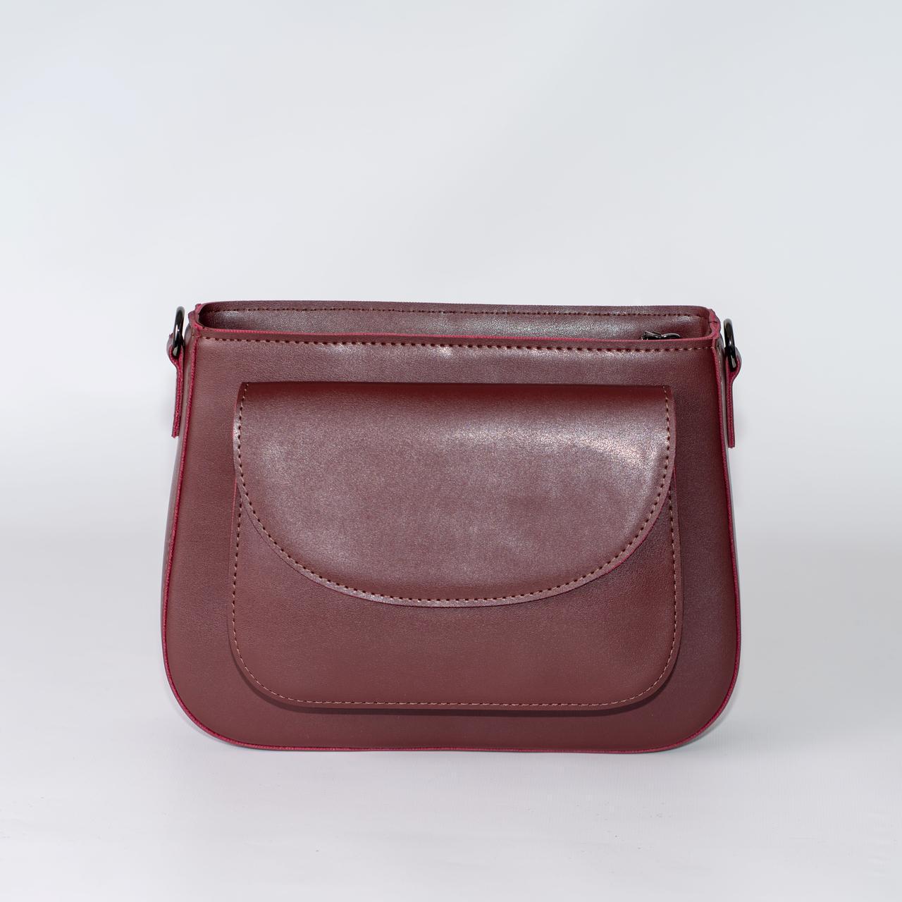 Сумка женская кросс-боди XENIA № 41-24 из эко-кожи Бордовый - фото 1 Сумка женская кросс-боди XENIA № 41-24 из эко-кожи Бордовый - фото 1