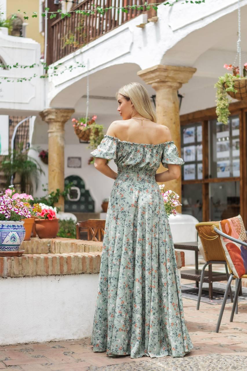 Платье женское софт р. 42-48 Оливковый (Р5041-В36/Д) - фото 6