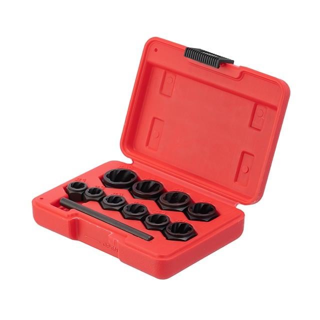 Набір екстракторів Intertool SD-8007 для пошкоджених болтів та гайок 10 шт.