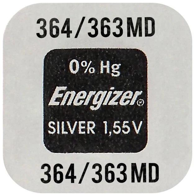 Батарейка Energizer 364 SR621SW (33559380)