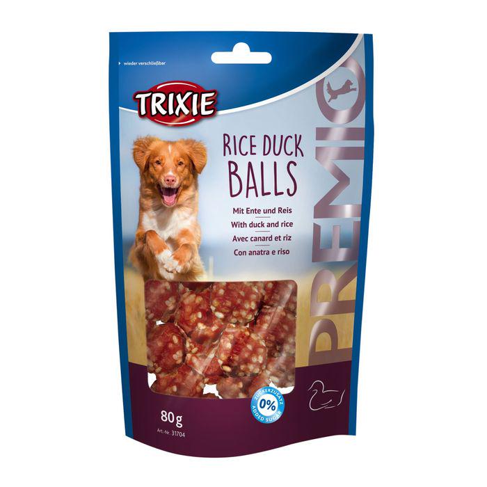 Ласощі для собак Trixie Premio Rice Duck Balls 80 г Качка