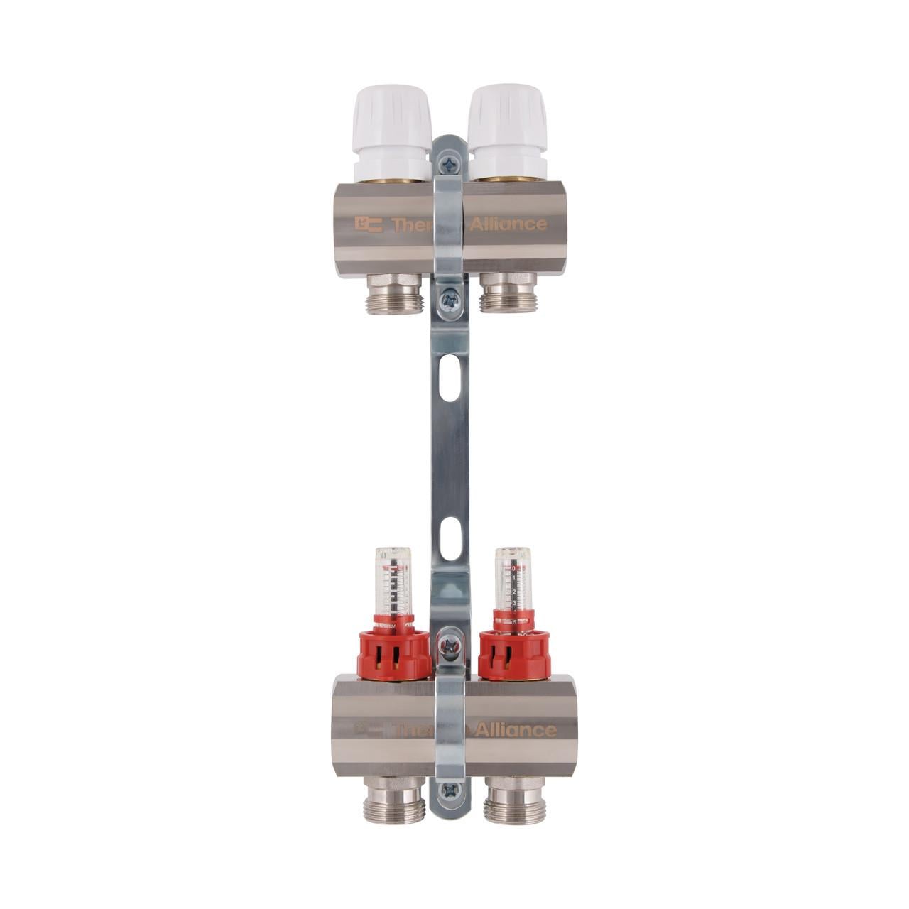 Коллектор с расходомерами Thermo Alliance Standart 1" на 2 выхода (2657691048)