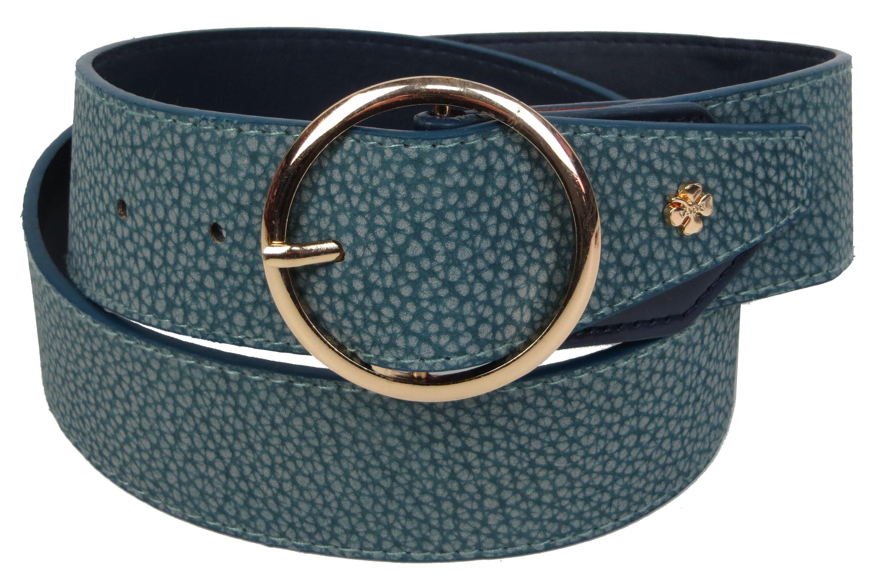 Ремінь жіночий Doca з екошкіри Синій (54585 blue)