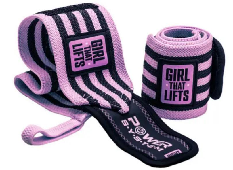 Бинты для запястий Power System PS-3510 Wrist Wraps GTL Pink (PS-3510PI-0)