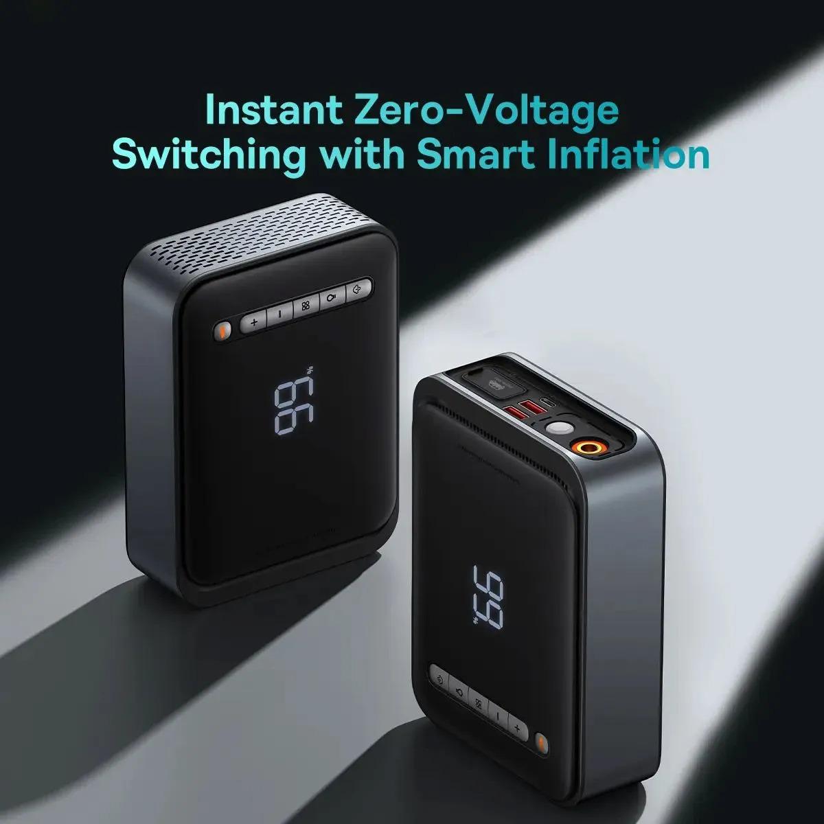 Пусковий пристрій BASEUS Super Energy 2in1 Car Jump Starter 8000 mAh з вбудованим компресором - фото 3 Пусковий пристрій BASEUS Super Energy 2in1 Car Jump Starter 8000 mAh з вбудованим компресором - фото 3