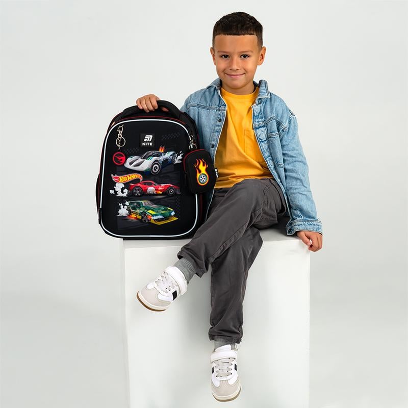 Рюкзак каркасний KITE Education HW25-555S Hot Wheels з ортопедичною спинкою (000995381) - фото 19 Рюкзак каркасний KITE Education HW25-555S Hot Wheels з ортопедичною спинкою (000995381) - фото 19