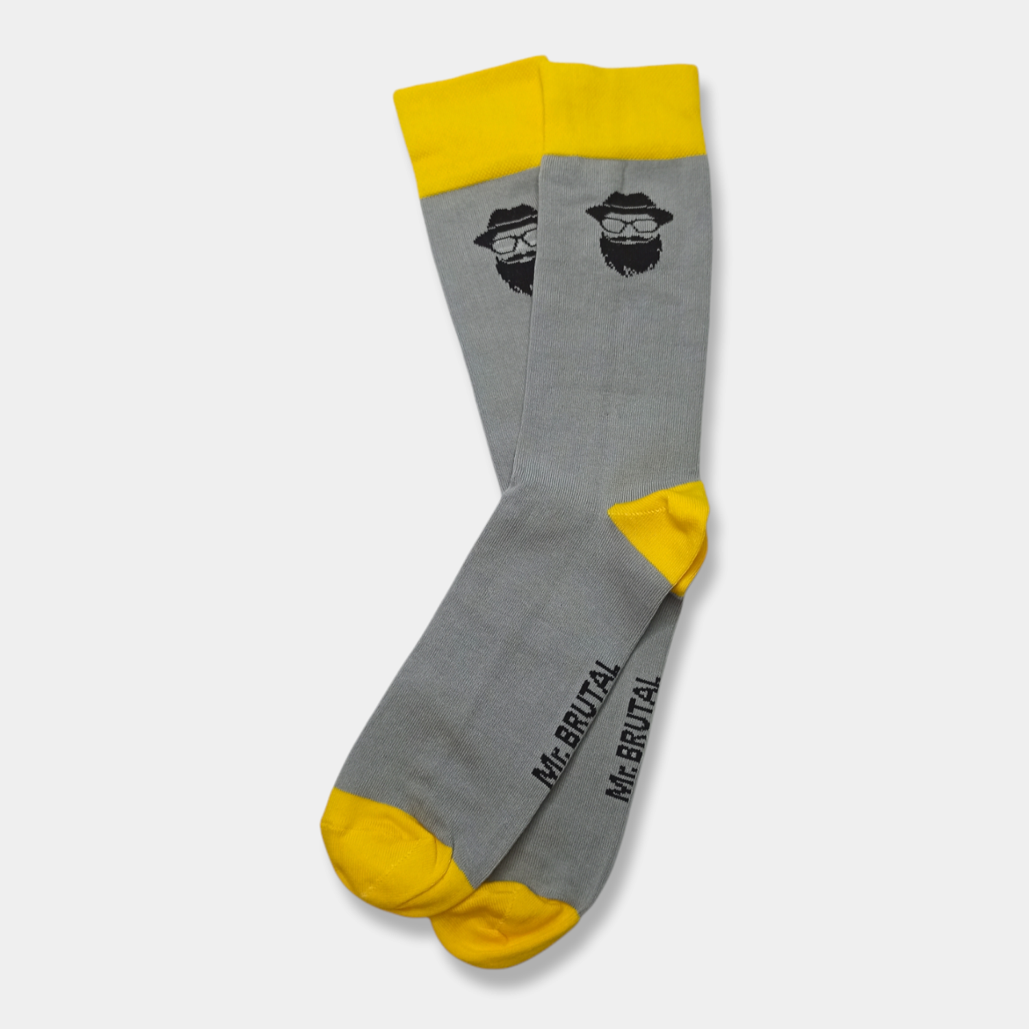 Шкарпетки чоловічі TwinSocks р. 29 Сірий/Жовтий (8091528)