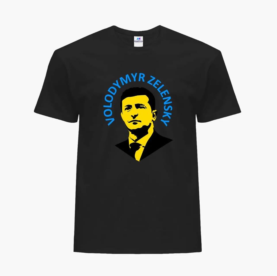 Футболка мужская "Vladimir Zelensky" М Черный (9223-3680-1)