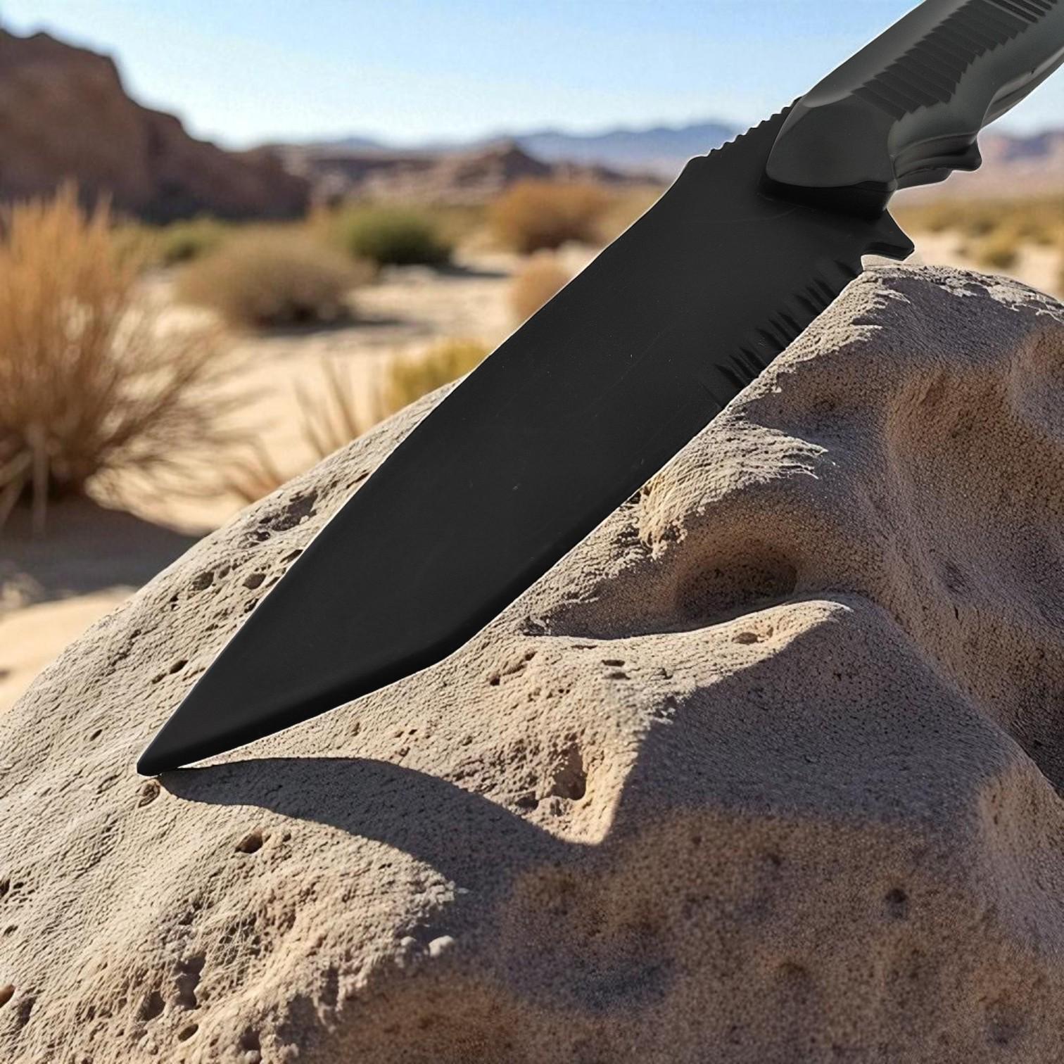 Нож охотничий тренировочный GDragon Sport Черный (141_5_0_1) - фото 15 Нож охотничий тренировочный GDragon Sport Черный (141_5_0_1) - фото 15