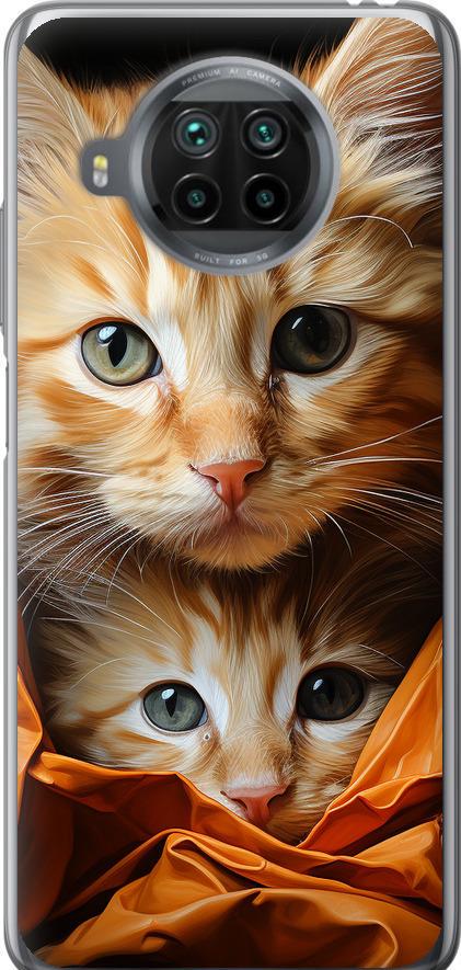 Чехол на Xiaomi Mi 10T Lite Котики 2 (5664u-2097-42517)