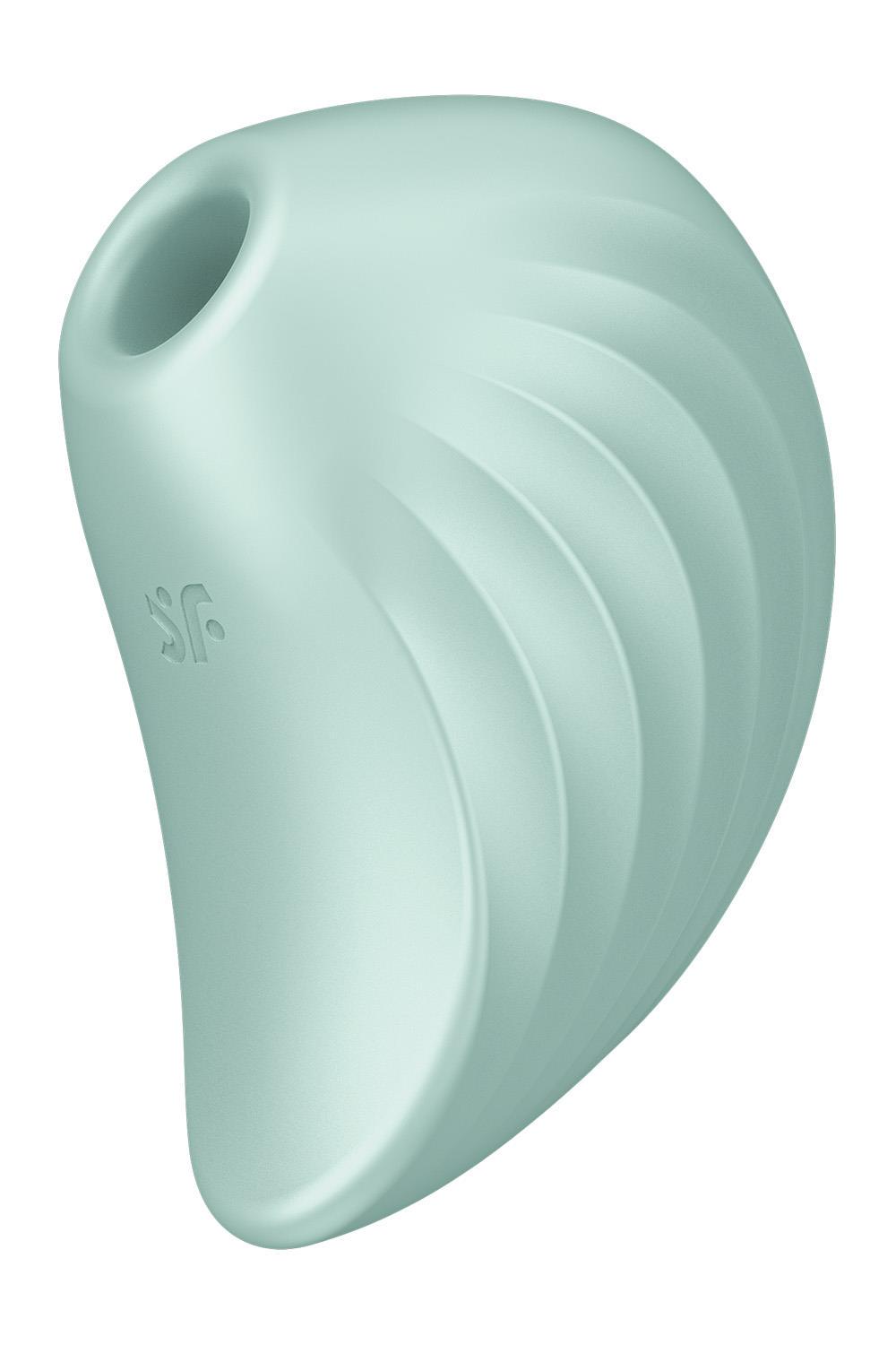 Стимулятор клиторальный вакуумный Satisfyer Pearl Diver с вибрацией Мятный Стимулятор клиторальный вакуумный Satisfyer Pearl Diver с вибрацией Мятный