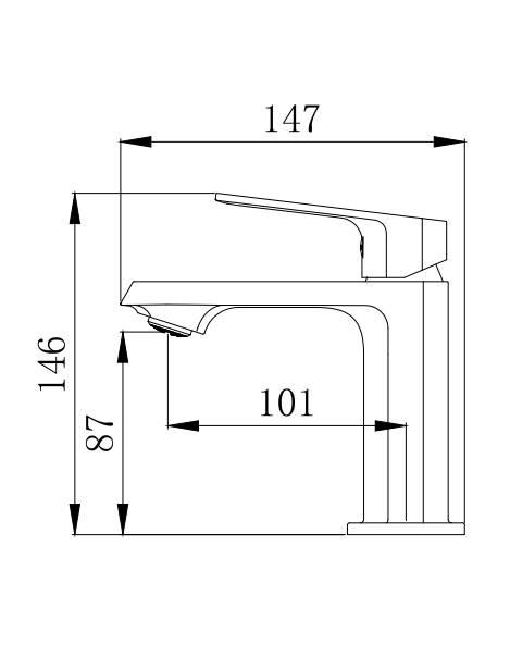 Смеситель для умывальника Venta BT135MC однорычажный в ванну латунь врезной Хром - фото 5 Смеситель для умывальника Venta BT135MC однорычажный в ванну латунь врезной Хром - фото 5