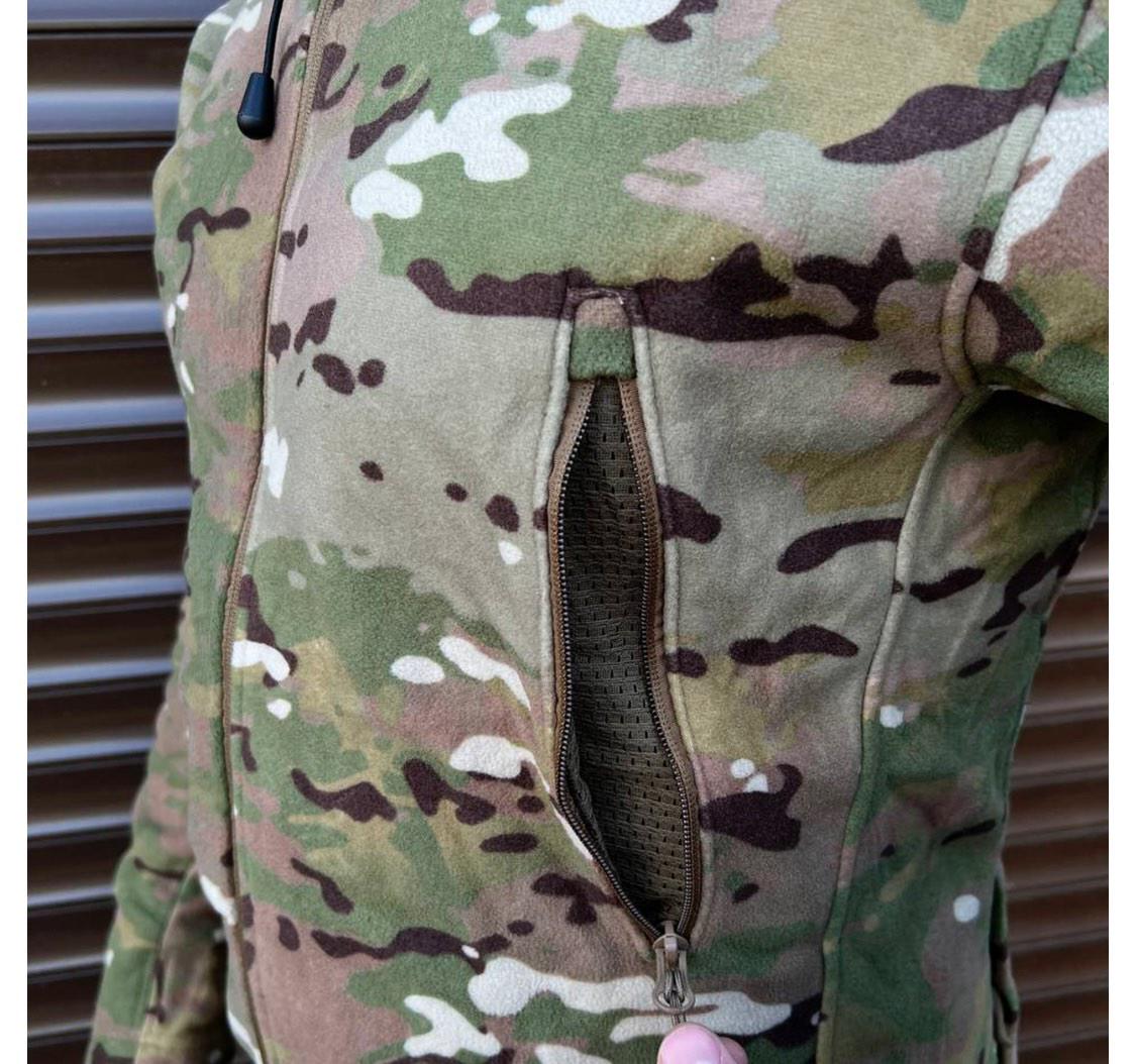 Кофта Call Dragon флисовая военная с капюшоном мультикам M (763) - фото 3 Кофта Call Dragon флисовая военная с капюшоном мультикам M (763) - фото 3