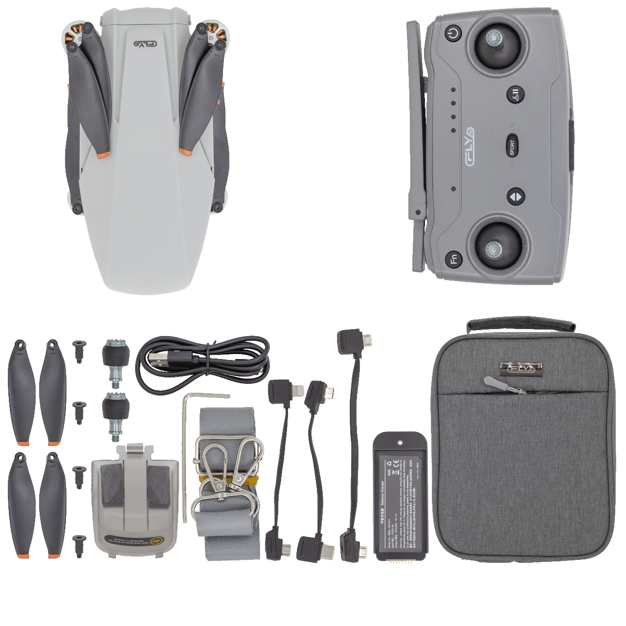 Квадрокоптер С-FLY Mini 2 дрон с GPS - фото 6