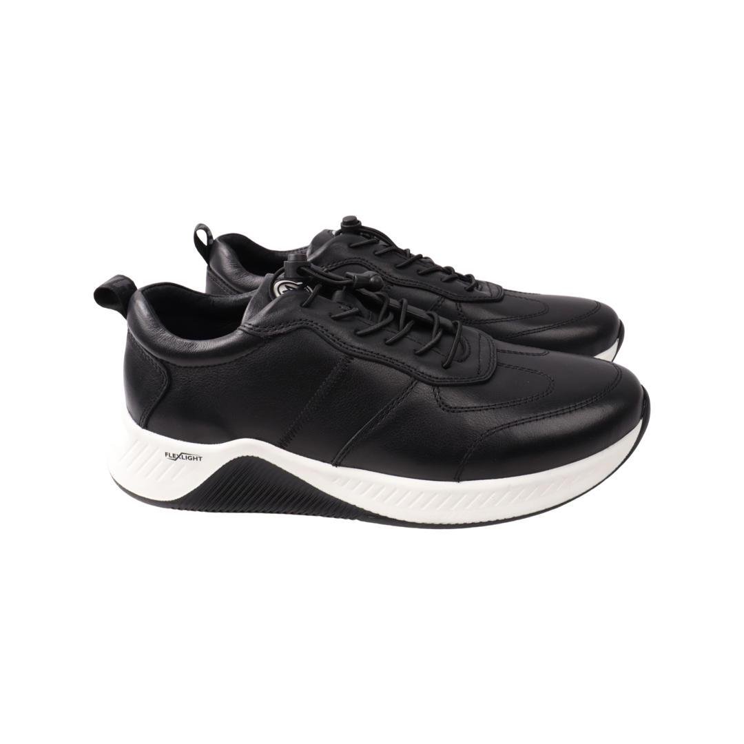 Кроссовки мужские Marion из кожи р. 45 Черный (33-21DTC)