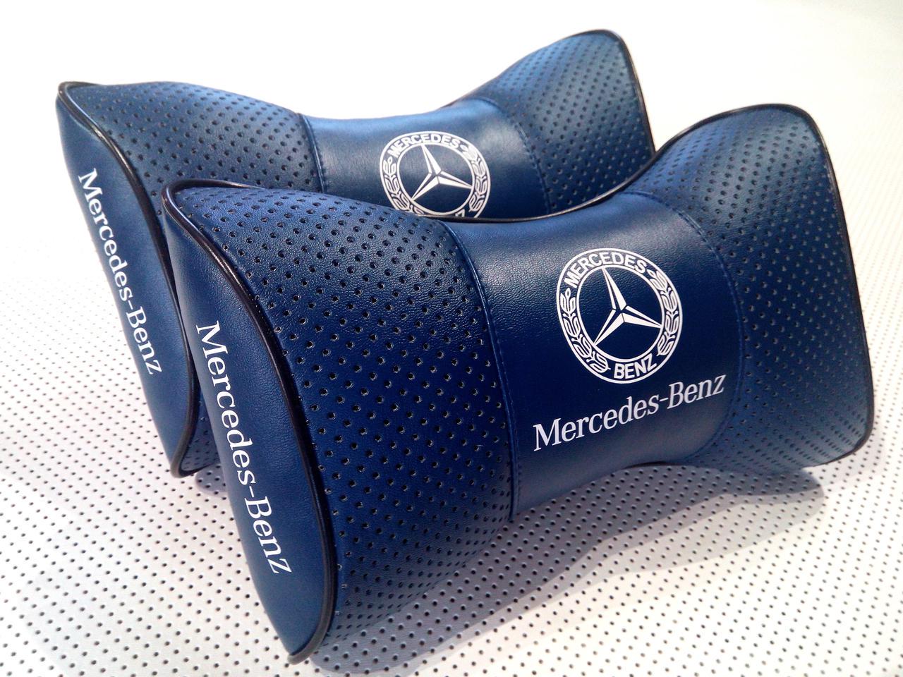 Подушка на підголовник авто Mercedes-Benz 2 шт. (00106)