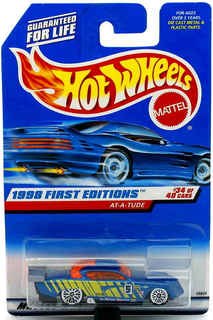 Игрушечная машинка Hot Wheels Hot Wheels Hot Wheels At-A- Tude 1998 First Editions №667 (18843)