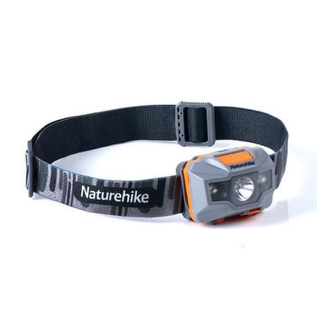 Ліхтар налобний Naturehike TD-02 USB NH00T002-D Orange/Gray - фото 1