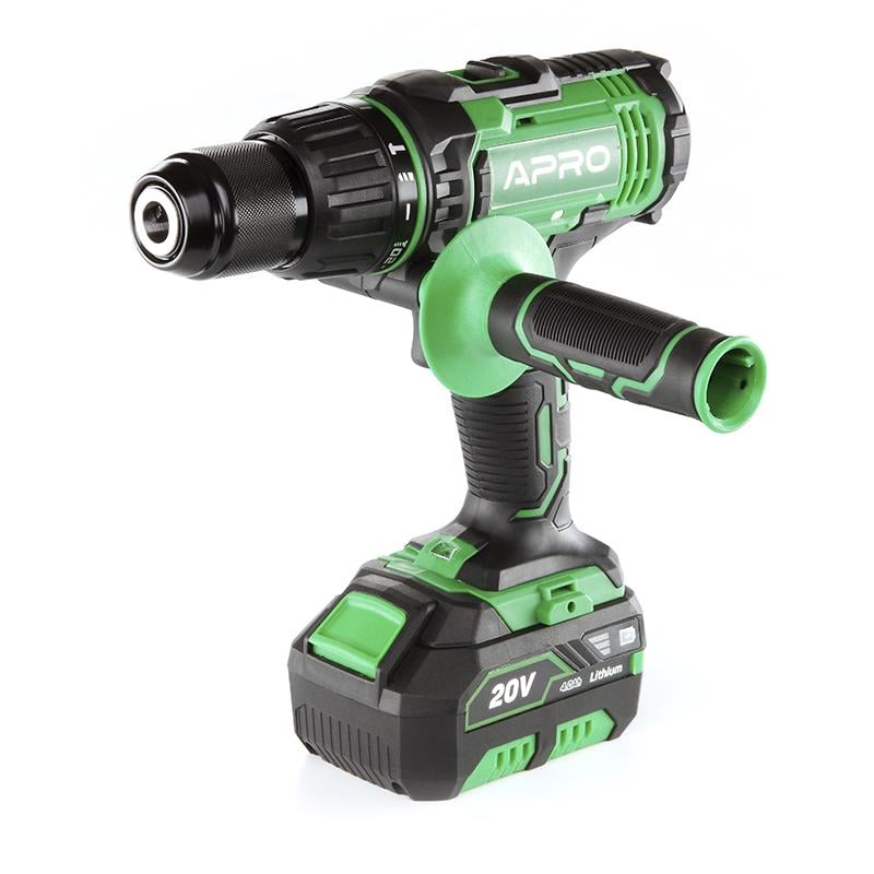 Дрель-шуруповерт APRO 20HDK 20В в кейсе (9875) - фото 6