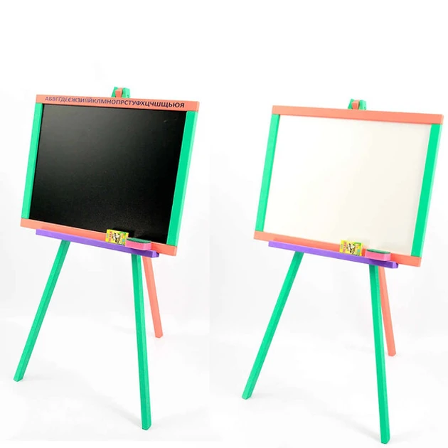 Мольберт магнитный Мася 130 40x55x100 см Разноцветный (2671341283) - фото 2 Мольберт магнитный Мася 130 40x55x100 см Разноцветный (2671341283) - фото 2