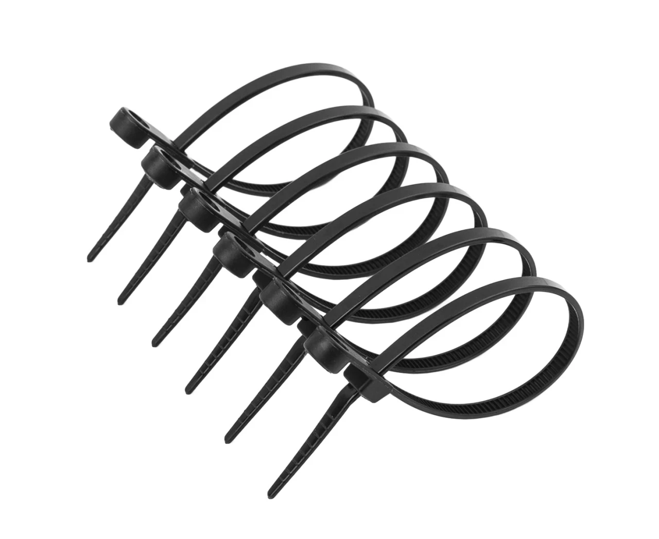 Стяжка для кабеля с монтажным кольцом 4,2х220 мм Черный (2412856536) - фото 6 Стяжка для кабеля с монтажным кольцом 4,2х220 мм Черный (2412856536) - фото 6