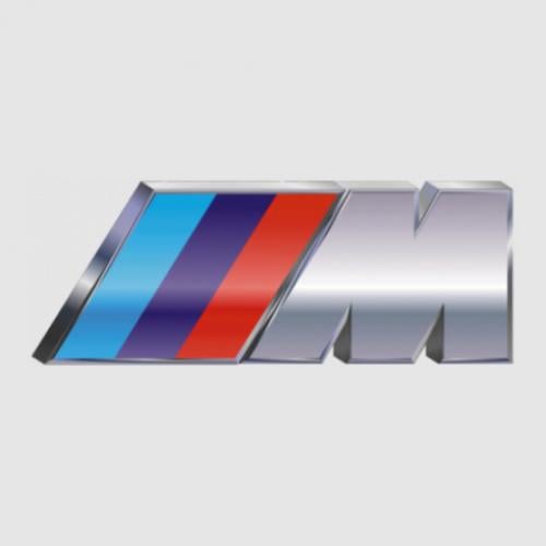 Стикер BMW M POWER 40x15,5 см Разноцветный (21562183)
