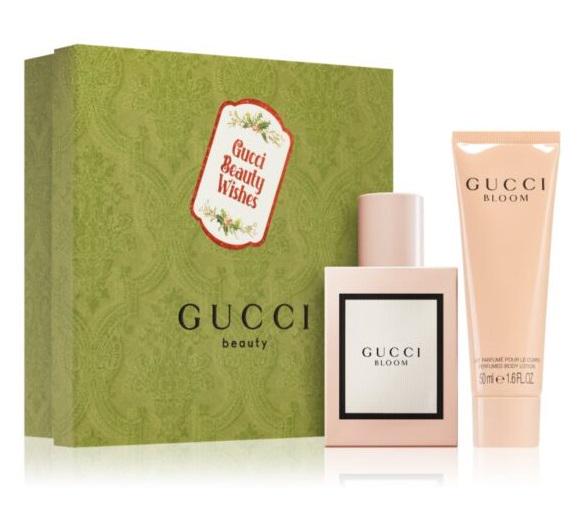 Парфюмированная вода для женщин Gucci Bloom 50 мл с лосьоном для тела 50 мл (2422)