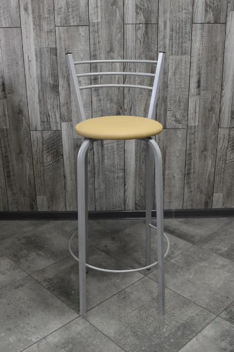 Барний стілець 35х107 см Бежевий/Сірий (28374071)