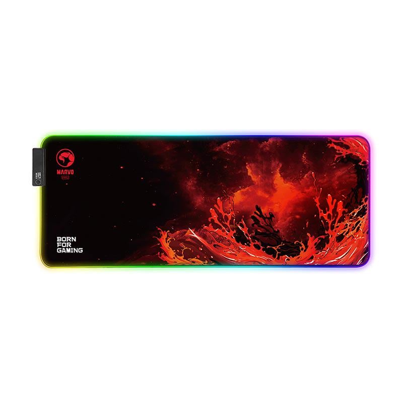 Коврик для мыши MARVO G45 RGB Mousepad с рисунком 80х30,5 см Черный