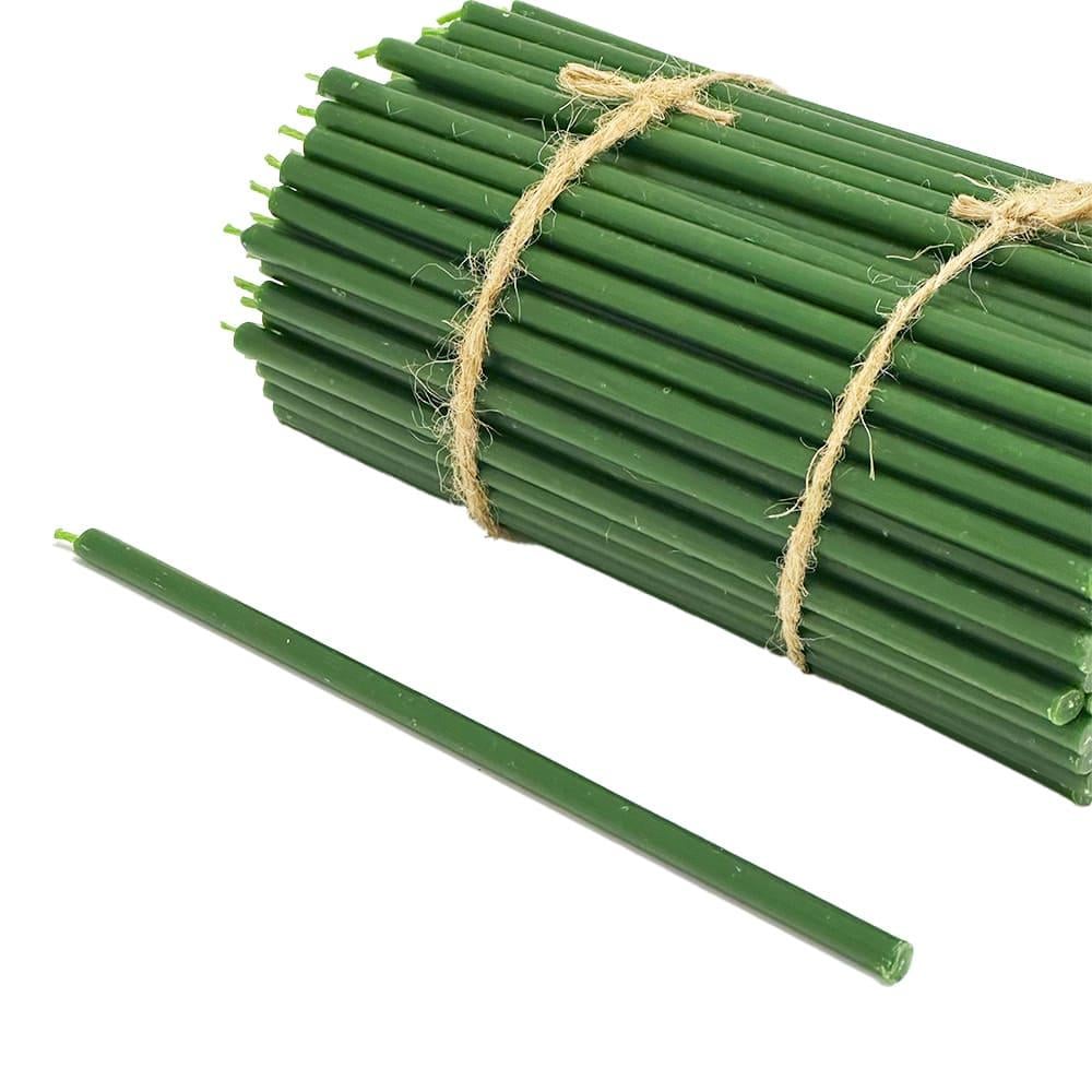 Свічки воскові 75% №60 1 кг 19 см 150 шт. Зелений (060сз1) - фото 2 Свічки воскові 75% №60 1 кг 19 см 150 шт. Зелений (060сз1) - фото 2